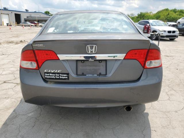 19XFA16629E023602 - 2009 HONDA CIVIC LX-S فحمي صورة 6