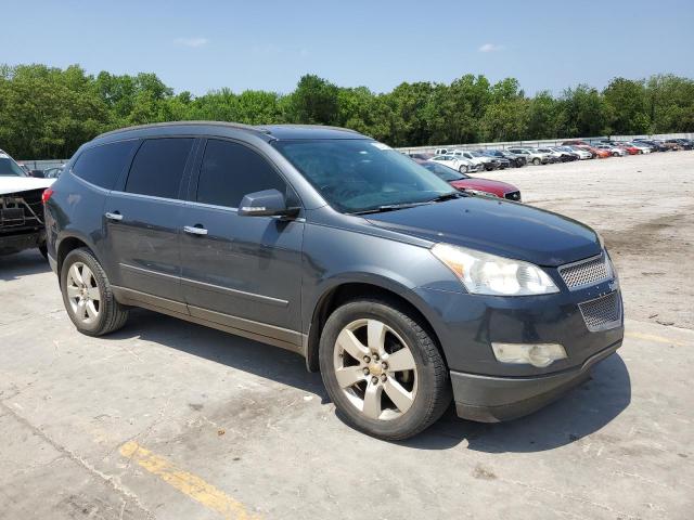 1GNKRLED6BJ354749 - 2011 CHEVROLET TRAVERSE LTZ GRAY photo 4