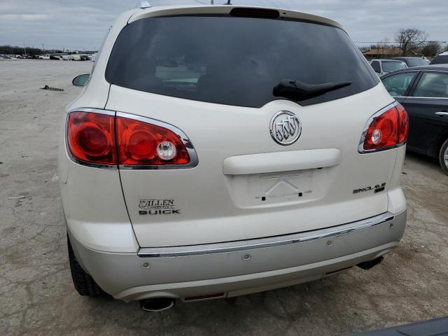 5GAKRBED8BJ231958 - 2011 BUICK ENCLAVE CXL WHITE photo 6