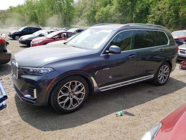 5UXCW2C5XKL080762 - 2019 BMW X7 XDRIVE40I BLUE photo 1