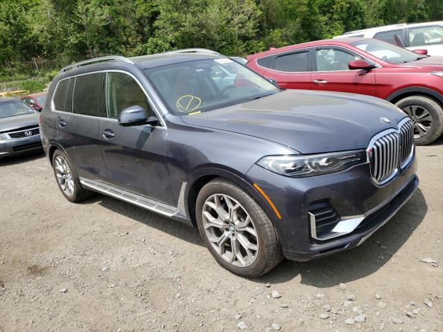 5UXCW2C5XKL080762 - 2019 BMW X7 XDRIVE40I BLUE photo 4