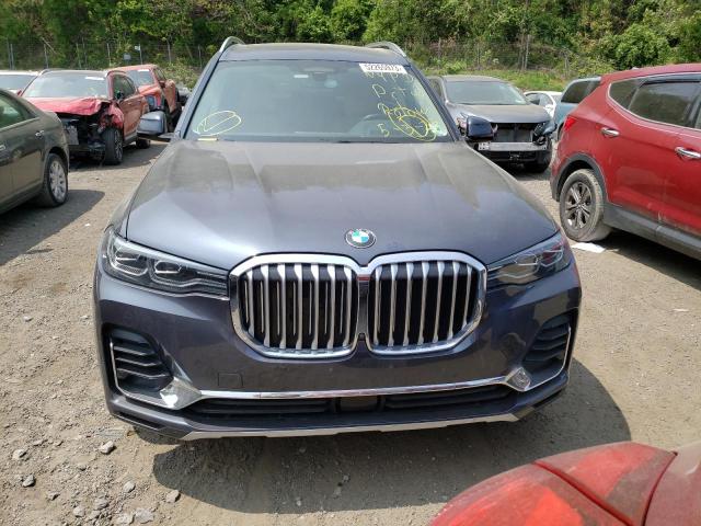 5UXCW2C5XKL080762 - 2019 BMW X7 XDRIVE40I BLUE photo 5