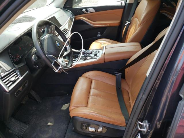 5UXCW2C5XKL080762 - 2019 BMW X7 XDRIVE40I BLUE photo 7