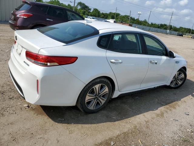 KNAGU4LCXH5005850 - 2017 KIA OPTIMA HYBRID WHITE photo 3