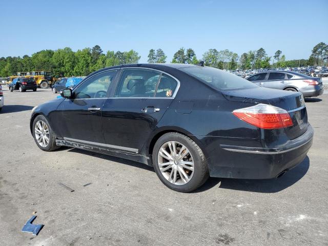 KMHGC4DF9BU126019 - 2011 HYUNDAI GENESIS 4.6L BLACK photo 2