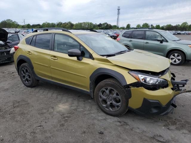 JF2GTHSC6MH680300 - 2021 SUBARU CROSSTREK SPORT GREEN photo 4