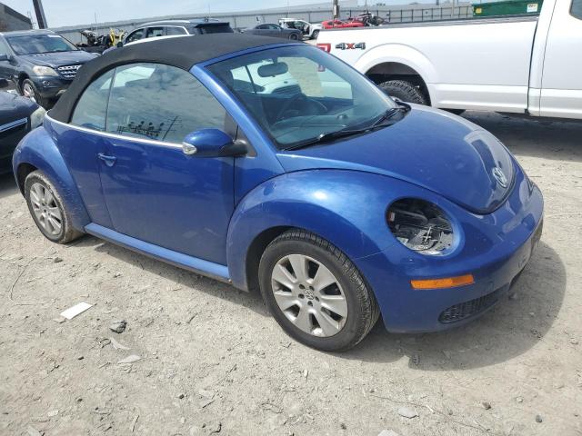 3VWPF31Y58M416988 - 2008 VOLKSWAGEN NEW BEETLE CONVERTIBLE S BLUE photo 4