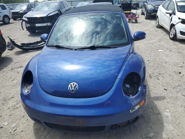 3VWPF31Y58M416988 - 2008 VOLKSWAGEN NEW BEETLE CONVERTIBLE S BLUE photo 5