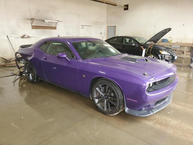 2C3CDZFJ8KH606994 - 2019 DODGE CHALLENGER R/T SCAT PACK PURPLE photo 4