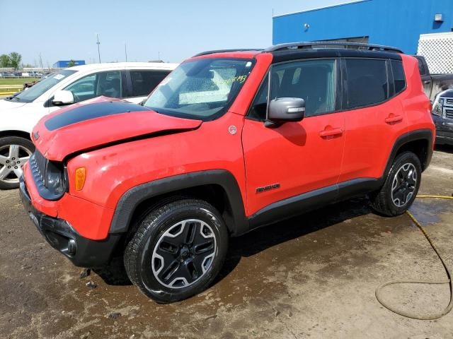 ZACCJBCT3FPB27002 - 2015 JEEP RENEGADE TRAILHAWK RED photo 1