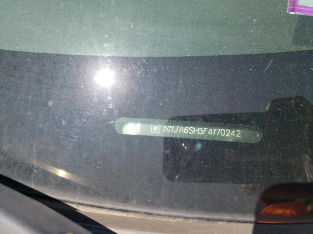 1G1JA6SH3F4170242 - 2015 CHEVROLET SONIC LS WHITE photo 12