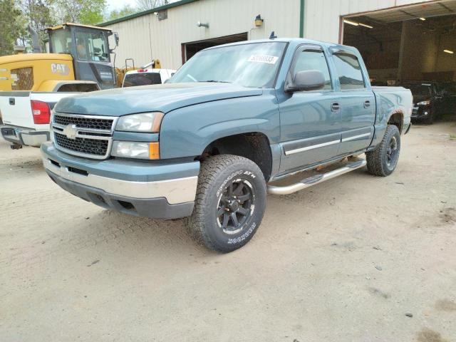 2GCEK13ZX71144413 - 2007 CHEVROLET SILVERADO K1500 CLASSIC CREW CAB BLUE photo 1