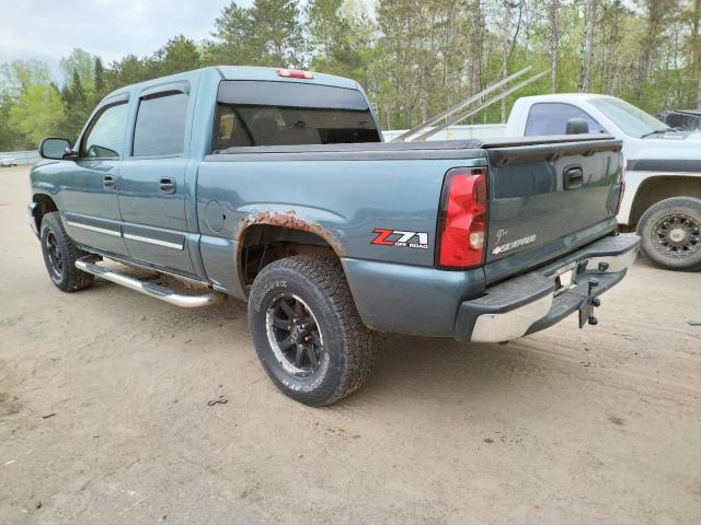 2GCEK13ZX71144413 - 2007 CHEVROLET SILVERADO K1500 CLASSIC CREW CAB BLUE photo 2