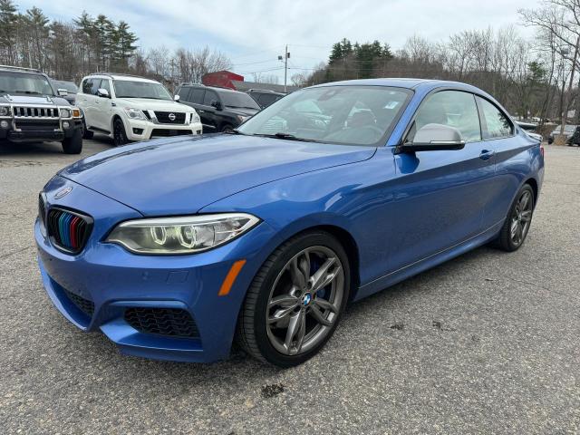 WBA1J7C56GV359185 - 2016 BMW M235I BLUE photo 2