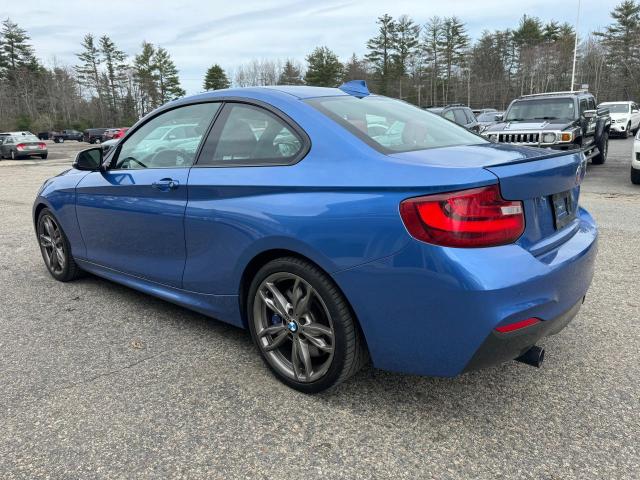 WBA1J7C56GV359185 - 2016 BMW M235I BLUE photo 4