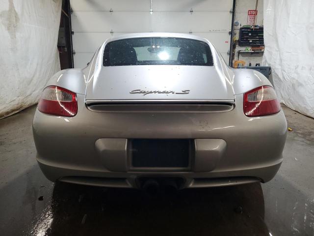 WP0AB29837U781022 - 2007 PORSCHE CAYMAN S SILVER photo 6