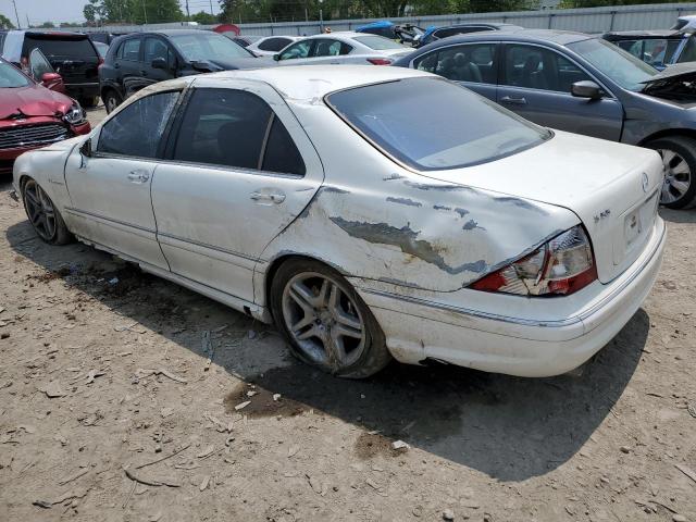 WDBNG74J85A443459 - 2005 MERCEDES-BENZ S 55 AMG WHITE photo 2