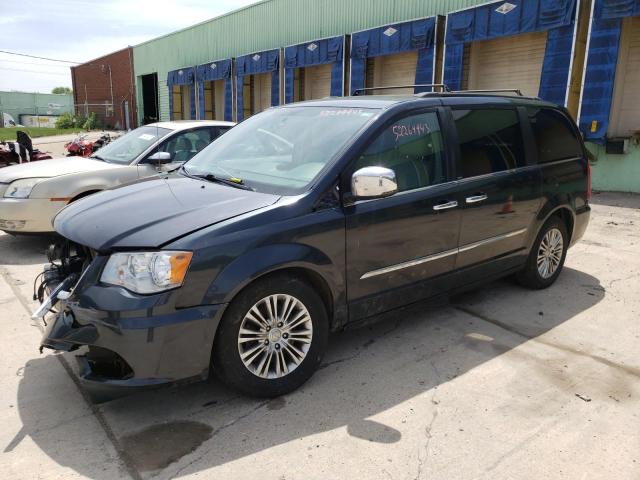 2C4RC1CG4DR632606 - 2013 CHRYSLER TOWN & COU TOURING L BLUE photo 1
