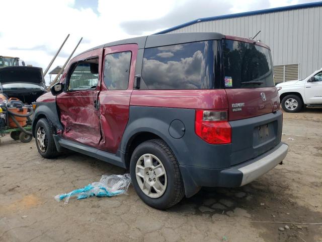 5J6YH18398L015052 - 2008 HONDA ELEMENT LX BURGUNDY photo 2