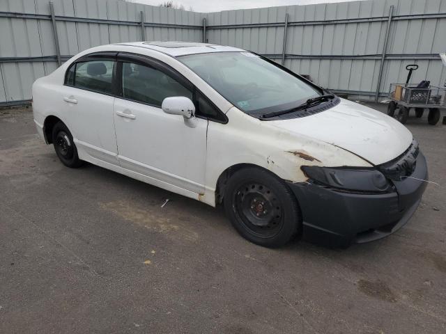 19XFA16829E017896 - 2009 HONDA CIVIC EX WHITE photo 4