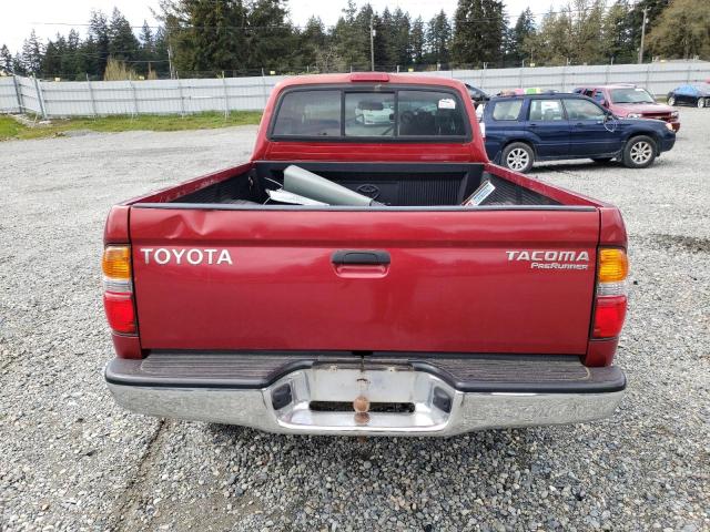 5TESM92N94Z406777 - 2004 TOYOTA TACOMA XTRACAB PRERUNNER RED photo 6