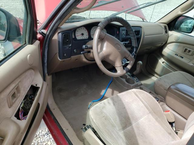 5TESM92N94Z406777 - 2004 TOYOTA TACOMA XTRACAB PRERUNNER 红色 照片 8