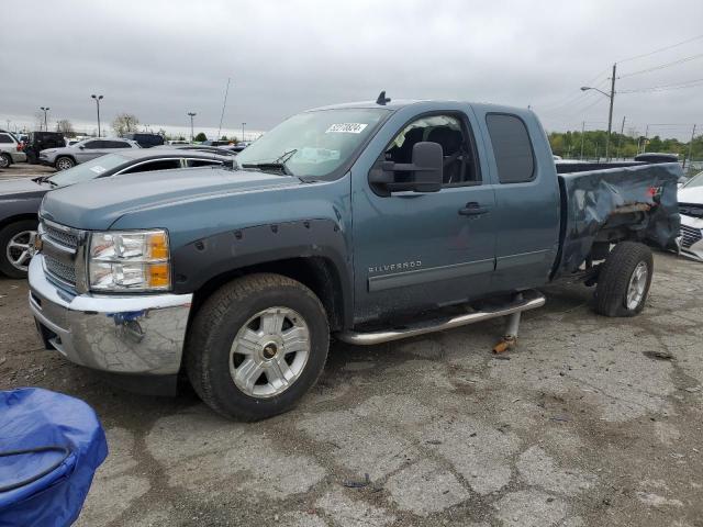 1GCRKSE7XCZ320767 - 2012 CHEVROLET SILVERADO K1500 LT BLUE photo 1