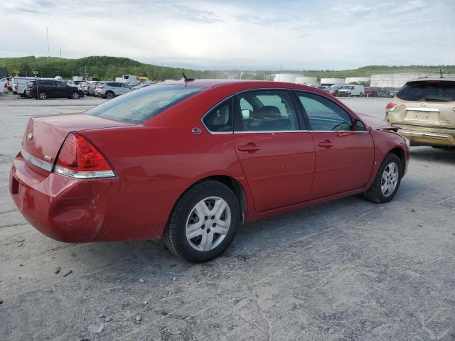 2G1WB58KX89207061 - 2008 CHEVROLET IMPALA LS RED photo 3