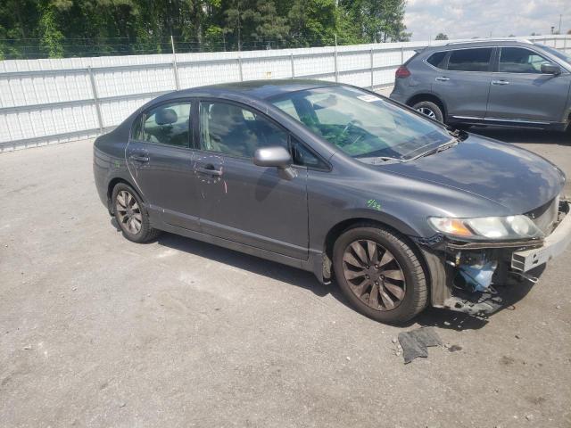 2HGFA16989H340896 - 2009 HONDA CIVIC EXL GRAY photo 4