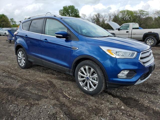 1FMCU9J98HUA64273 - 2017 FORD ESCAPE TITANIUM BLUE photo 4