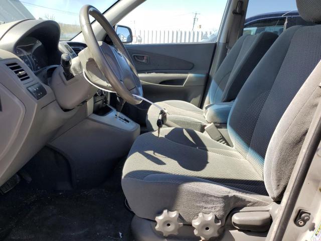 KM8JN72D76U375671 - 2006 HYUNDAI TUCSON GLS SILVER photo 7