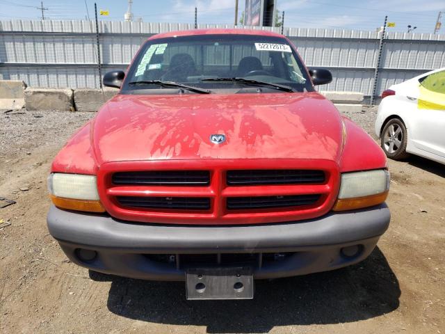 1D7FL16X13S319143 - 2003 DODGE DAKOTA SXT RED photo 5