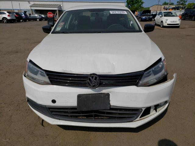 3VW2K7AJ5EM430031 - 2014 VOLKSWAGEN JETTA BASE 白色 照片 5