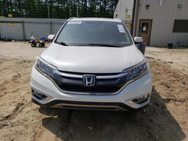 5J6RM4H73GL059700 - 2016 HONDA CR-V EXL WHITE photo 5