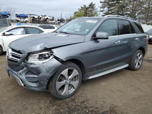 4JGDA5HB3HA844908 - 2017 MERCEDES-BENZ GLE 350 4MATIC GRAY photo 1