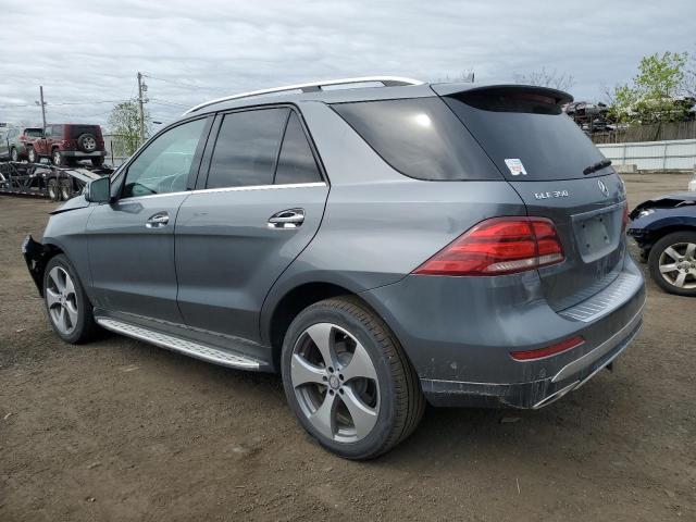 4JGDA5HB3HA844908 - 2017 MERCEDES-BENZ GLE 350 4MATIC GRAY photo 2