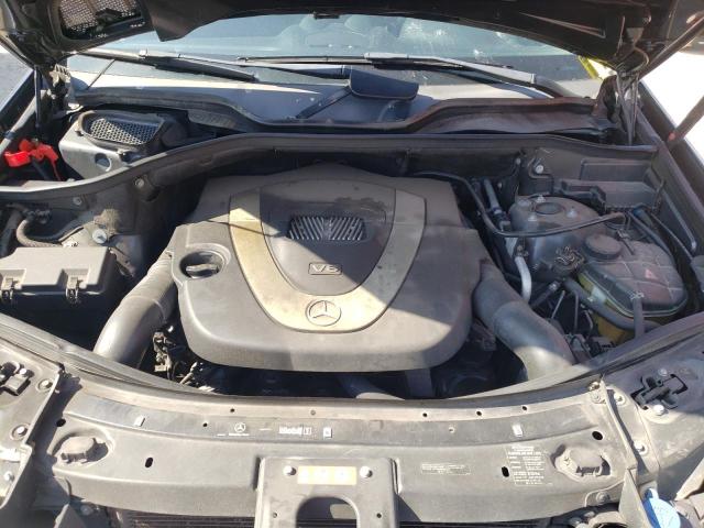 4JGBB8GB1BA709327 - 2011 MERCEDES-BENZ ML 350 4MATIC GRAY photo 12