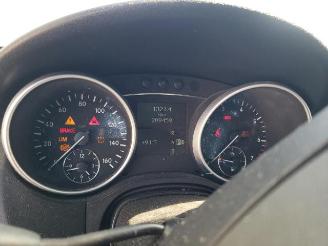 4JGBB8GB1BA709327 - 2011 MERCEDES-BENZ ML 350 4MATIC GRAY photo 9