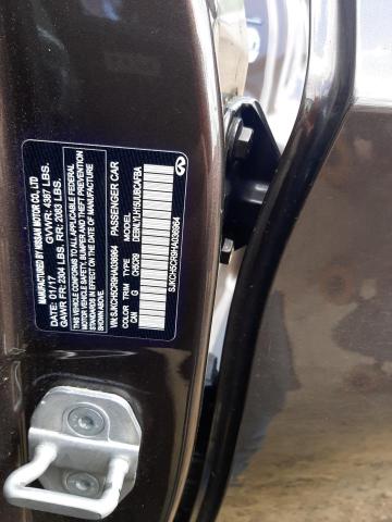 SJKCH5CR9HA036964 - 2017 INFINITI QX30 BASE 棕色 照片 12