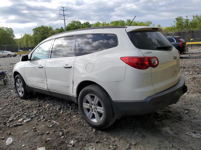 1GNKRJED9CJ229346 - 2012 CHEVROLET TRAVERSE LT WHITE photo 2