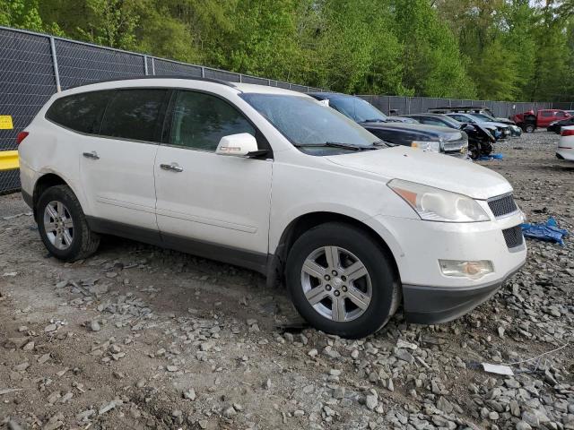 1GNKRJED9CJ229346 - 2012 CHEVROLET TRAVERSE LT WHITE photo 4