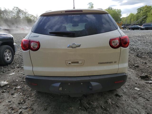 1GNKRJED9CJ229346 - 2012 CHEVROLET TRAVERSE LT WHITE photo 6