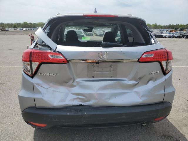 3CZRU6H57KM714295 - 2019 HONDA HR-V EX SILVER photo 6