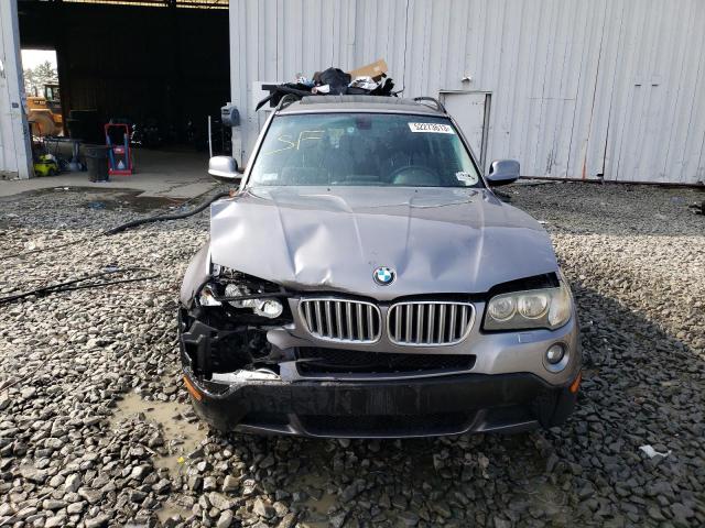 WBXPC9C43AWJ32230 - 2010 BMW X3 XDRIVE30I GRAY photo 5