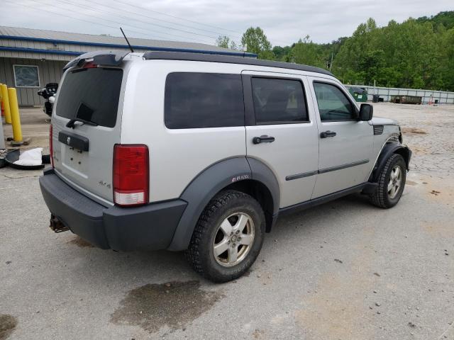 1D8GU28K87W564024 - 2007 DODGE NITRO SXT SILVER photo 3