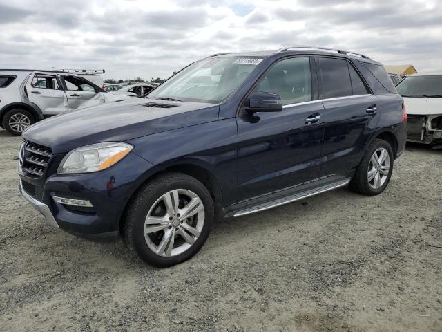 4JGDA5HB7FA469974 - 2015 MERCEDES-BENZ ML 350 4MATIC BLUE photo 1