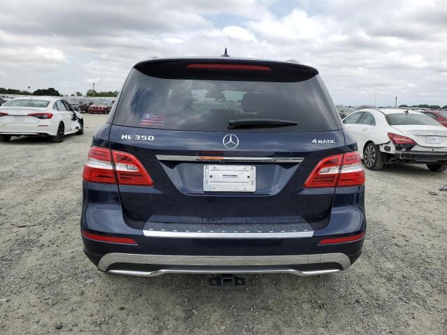 4JGDA5HB7FA469974 - 2015 MERCEDES-BENZ ML 350 4MATIC BLUE photo 6