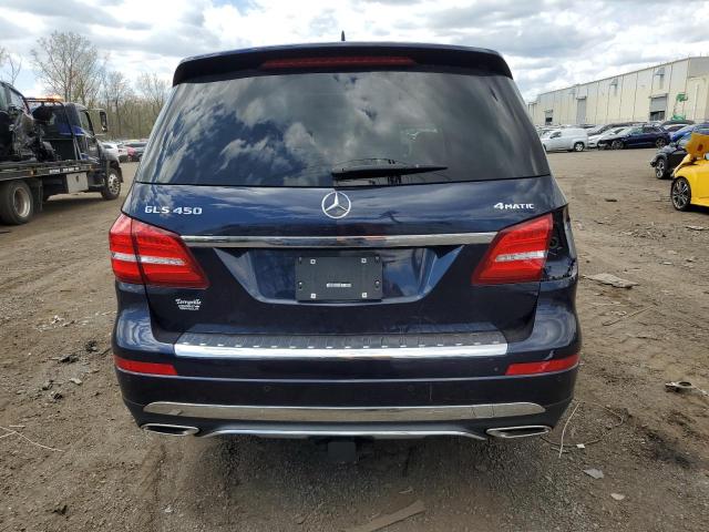 4JGDF6EE5JB092005 - 2018 MERCEDES-BENZ GLS 450 4MATIC BLUE photo 6