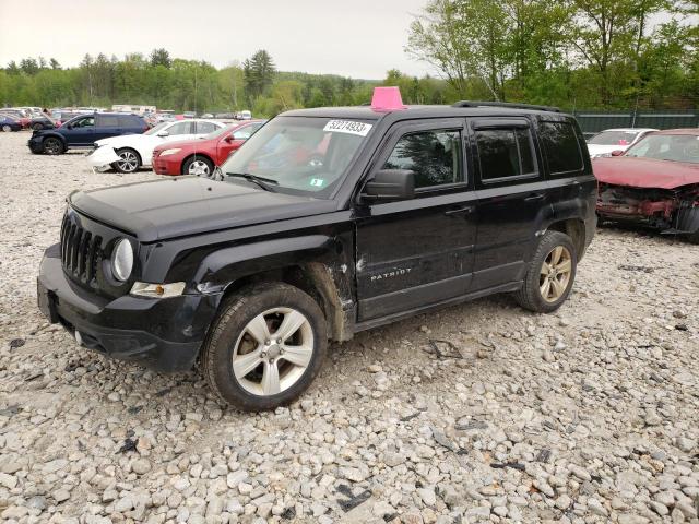 1C4NJRFB2ED687983 - 2014 JEEP PATRIOT LATITUDE BLACK photo 1