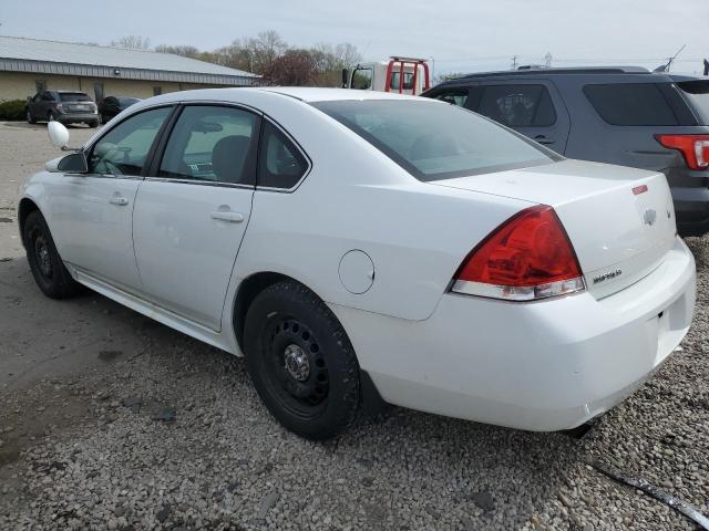 2G1WD5E32D1250079 - 2013 CHEVROLET IMPALA POLICE WHITE photo 2